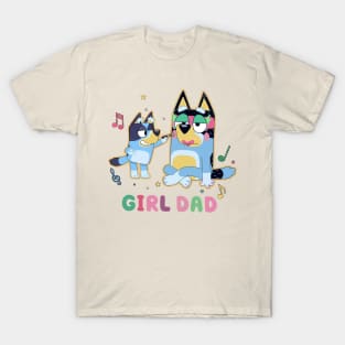 Bluey Girl Dad T-Shirt